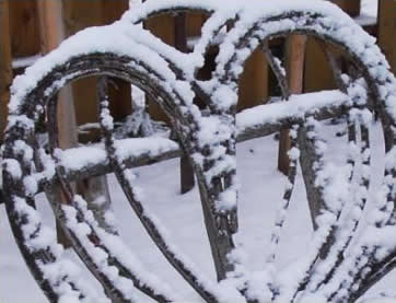 Heart shaped ironwork