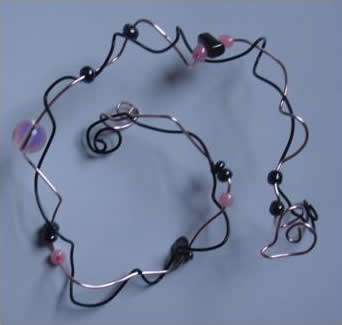 Intertwined Bracelet w/ beads