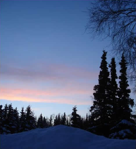 Lavender Sky at Sunset