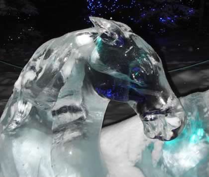 Equine Ice Carving